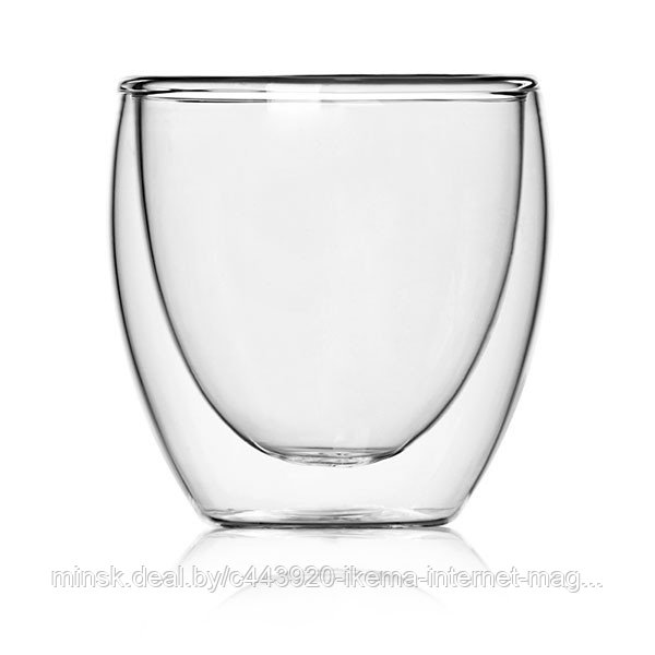 Стакан с двойными стенками glassy 250 мл. GL22-01 (50-30) - фото 1 - id-p200113562