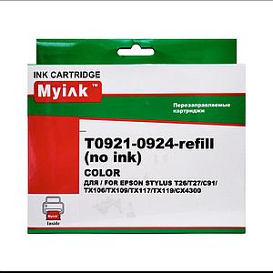 ПЗК Epson T26/T27/TX106/TX109/TX117/TX119/C91/CX4300/T40W (MyInk) автосброс