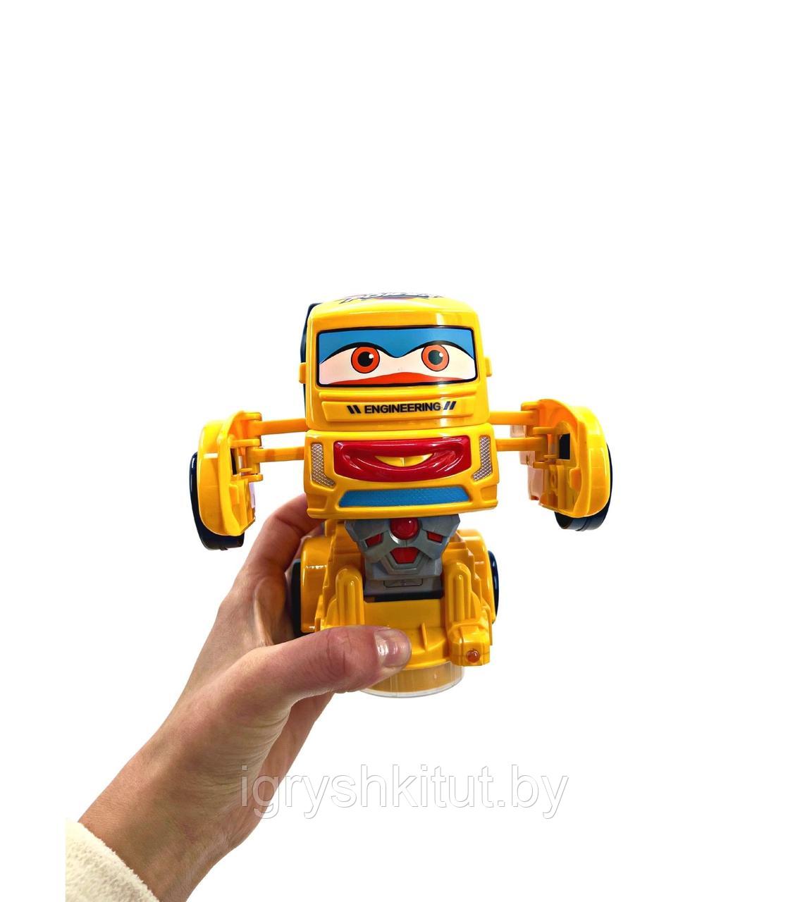 Игрушка Жёлтый грузовик-трансформер, свет, звук - фото 2 - id-p200113770