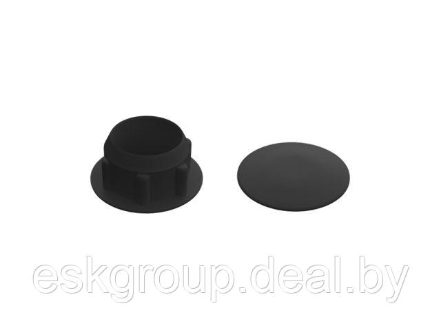 Заглушка под отверстие, декоративная 12 мм черная (1000 шт в пакете) STARFIX - фото 1 - id-p200093001