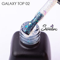 Топ без липкого слоя "Galaxy top" для гель-лака "Serebro collection" №02, 11 мл