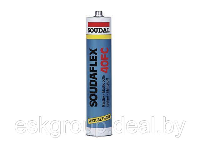 Клей-герметик полиуретановый "Soudal" Soudaflex 40FC черный 300 мл - фото 1 - id-p200094007