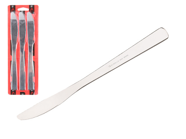 Набор ножей столовых, 3шт., серия UNIVERSO, DI SOLLE (Длина: 224 мм, длина лезвия: 96 мм, толщина: 4 мм.) - фото 1 - id-p199942219