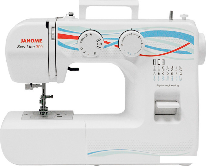 Швейная машина Janome Sew Line 300 - фото 1 - id-p200061874