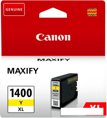 Картридж Canon PGI-1400XL Y - фото 1 - id-p200061553