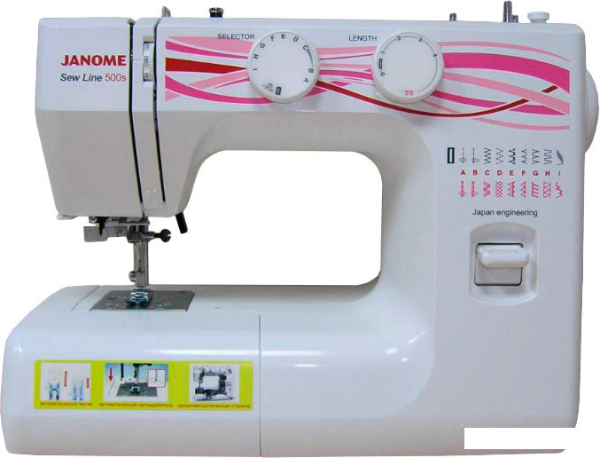 Швейная машина Janome Sew Line 500s - фото 1 - id-p200061567