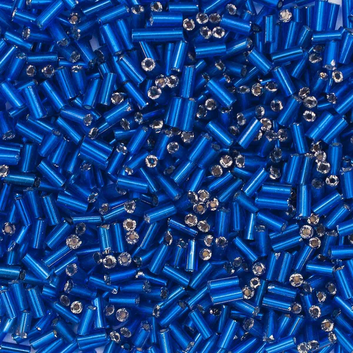 Стеклярус, (стекло), 5 мм, упак./20 гр., Astra&Craft (28 синий)