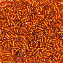 Стеклярус, (стекло), 5 мм, упак./20 гр., Astra&Craft (29 оранжевый)