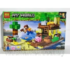 Конструктор Bela Minecraft 11136 "Остров сокровищ" 248 деталей, аналог Lego Minecraft