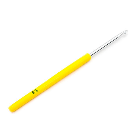 0332-6000 Крючок вязальный с пластиковой ручкой, 3,5 мм, фото 2