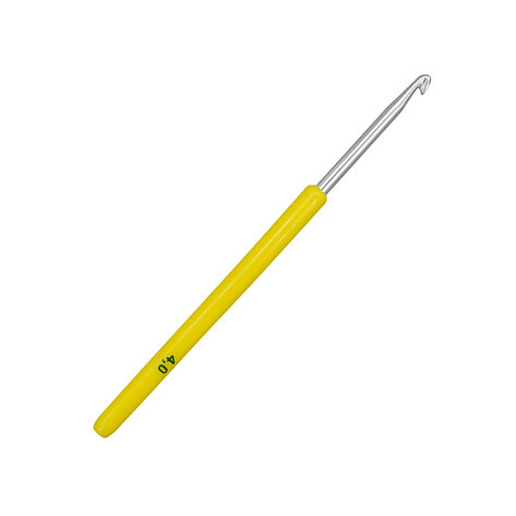0332-6000 Крючок вязальный с пластиковой ручкой, 4 мм, фото 2