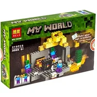 Конструктор MineCraft My World 10390 "Подземелье. Темница" 219 деталей (аналог Lego 21119) Майнкрафт