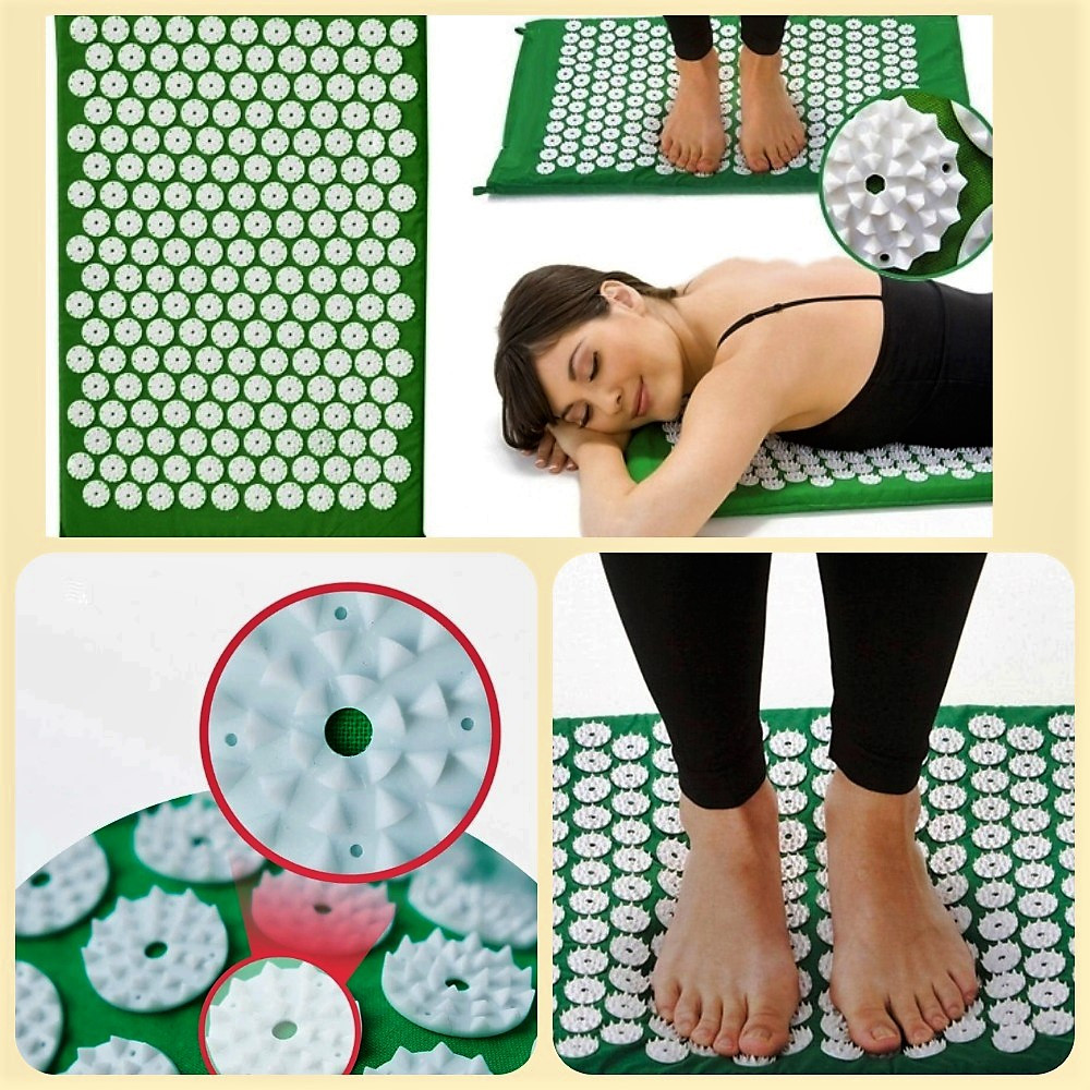 Акупунктурный коврик (коврик для акупунктурного массажа) Acupressure Mat, в коробке