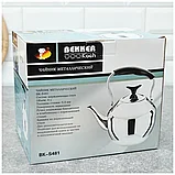 Чайник заварочный 4 л  Bekker "Koch" BK-S481 для плиты, фото 2