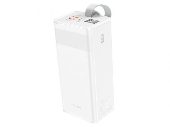 Внешний аккумулятор Hoco Power Bank J86 Powermaster 40000mAh белый пауэрбанк для зарядки телефона - фото 1 - id-p200064727