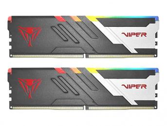 Модуль памяти Patriot Viper Venom RGB DDR 5 DIMM 6800Mhz PC5-54400 CL34 32Gb Kit (2x16Gb) PVVR532G680C34K