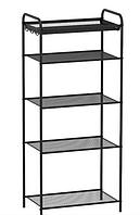 ЗМИ Подставка для обуви "Верона 15" (VERONA 15 shoe rack) ПДОВ15 Черный