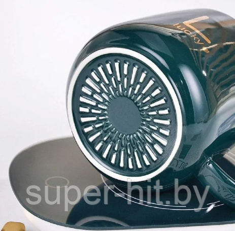 Керамическая чашка с ложкой для горячих напитков, с подогревом до 55 градусов от розетки - фото 8 - id-p200121416