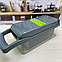 Многофункциональная ручная овощерезка терка Vegetable Chopper, 8 насадок (мультислайсер), фото 3