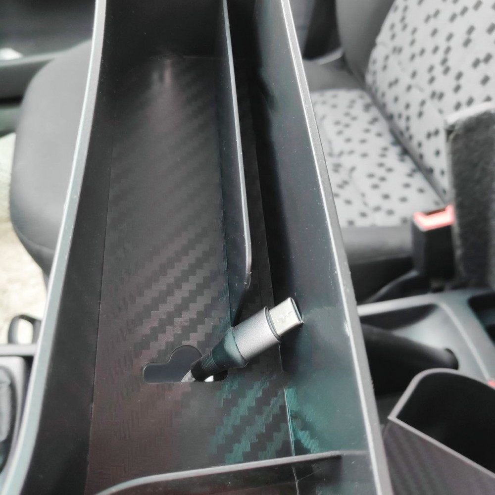 Карман-органайзер автомобильный между сиденьем и консолью с подстаканником Черный - фото 4 - id-p191287170