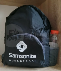 Рюкзак Samsonite Worldroof (легко трансформируется в косметичку) Темно-серый - фото 1 - id-p181593712