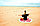 Круглое пляжное парео / селфи  коврик / пляжная подстилка / пляжное покрывало / пляжный коврик Кексик розовый, фото 3