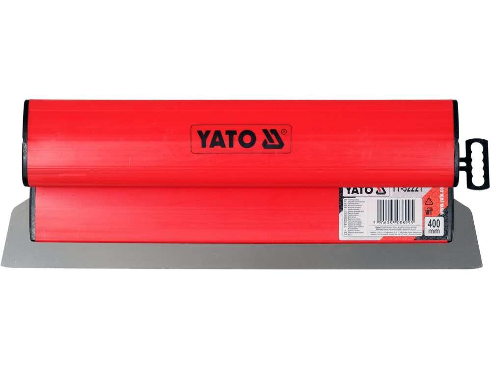 Шпатель финишный с пластиковой ручкой 400х0,3мм "Yato" - фото 1 - id-p197487864