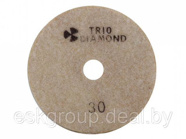 Алмазный гибкий шлифкруг "Черепашка" 100 № 30 (мокрая шл.) (Trio-Diamond) - фото 1 - id-p200091003