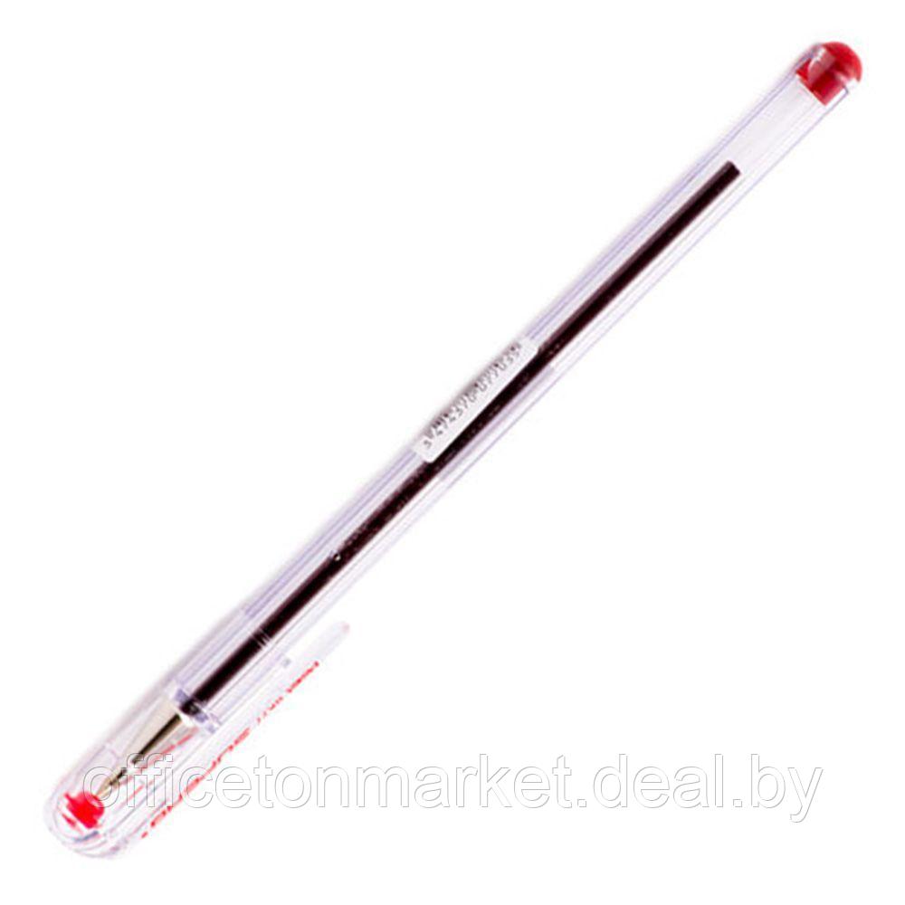 Ручка шариковая "ВК 77", 0.7 мм, прозрачный, стерж. красный - фото 1 - id-p200077486