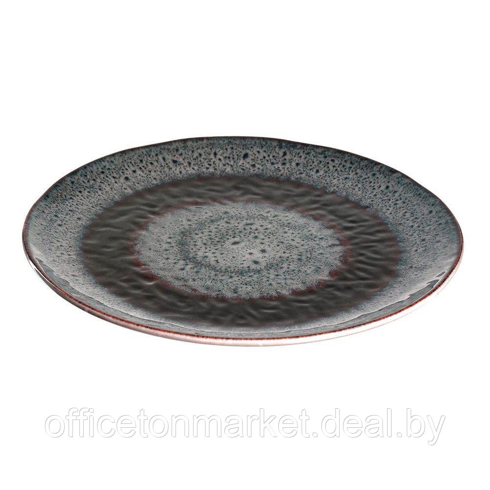 Тарелка "Matera", керамика, 23 см, серый - фото 1 - id-p200077402