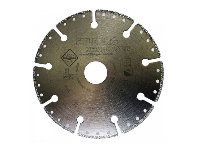 Алмазный круг 125х22,23 мм по металлу Super Metal HILBERG (Trio-Diamond) - фото 1 - id-p199977376