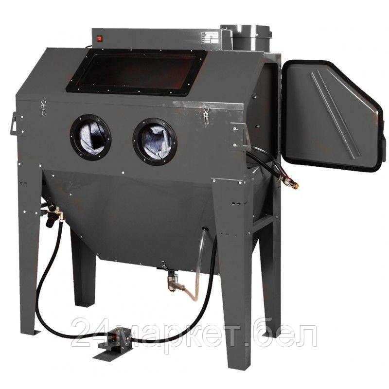 Rock FORCE Пескоструйная камера с электродвигателем для очистки воздуха (420л, 220В, 340л/мин, 3.4-8.5атм) - фото 1 - id-p199859620