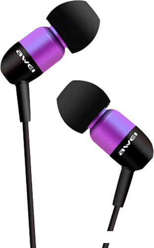 Наушники с микрофоном Awei Capsule Q8i - фото 1 - id-p200124822