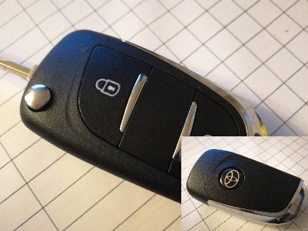 Ключ Toyota Aygo 2005-2014 - фото 1 - id-p200125569