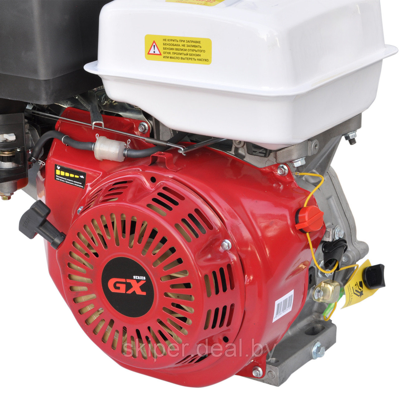 Двигатель бензиновый SKIPER N177F(K) (10 л.с., вал диам. 25мм х60мм, шпонка 7мм) - фото 3 - id-p139868835