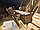 Люстра деревянная рустикальная "Старый Город Премиум" на 6 ламп, фото 8