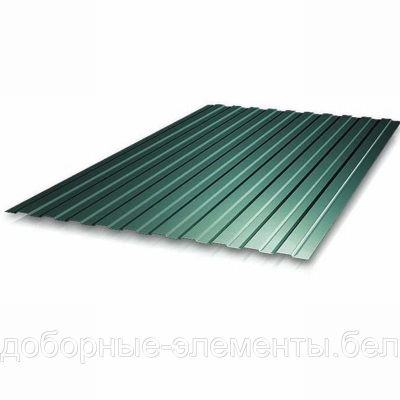 Профлист С8 для забора 1,7 м 6005 (зеленый-мох), фото 1