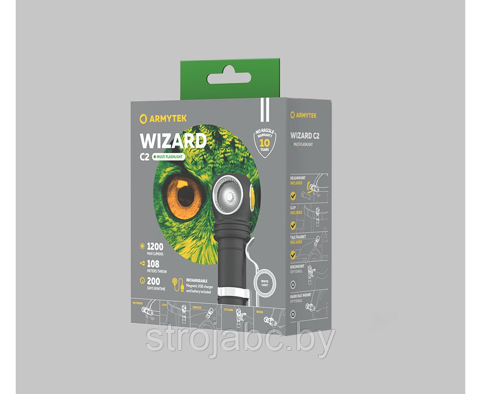 Armytek Wizard C2 Magnet USB (холодный свет) - фото 2 - id-p200129436