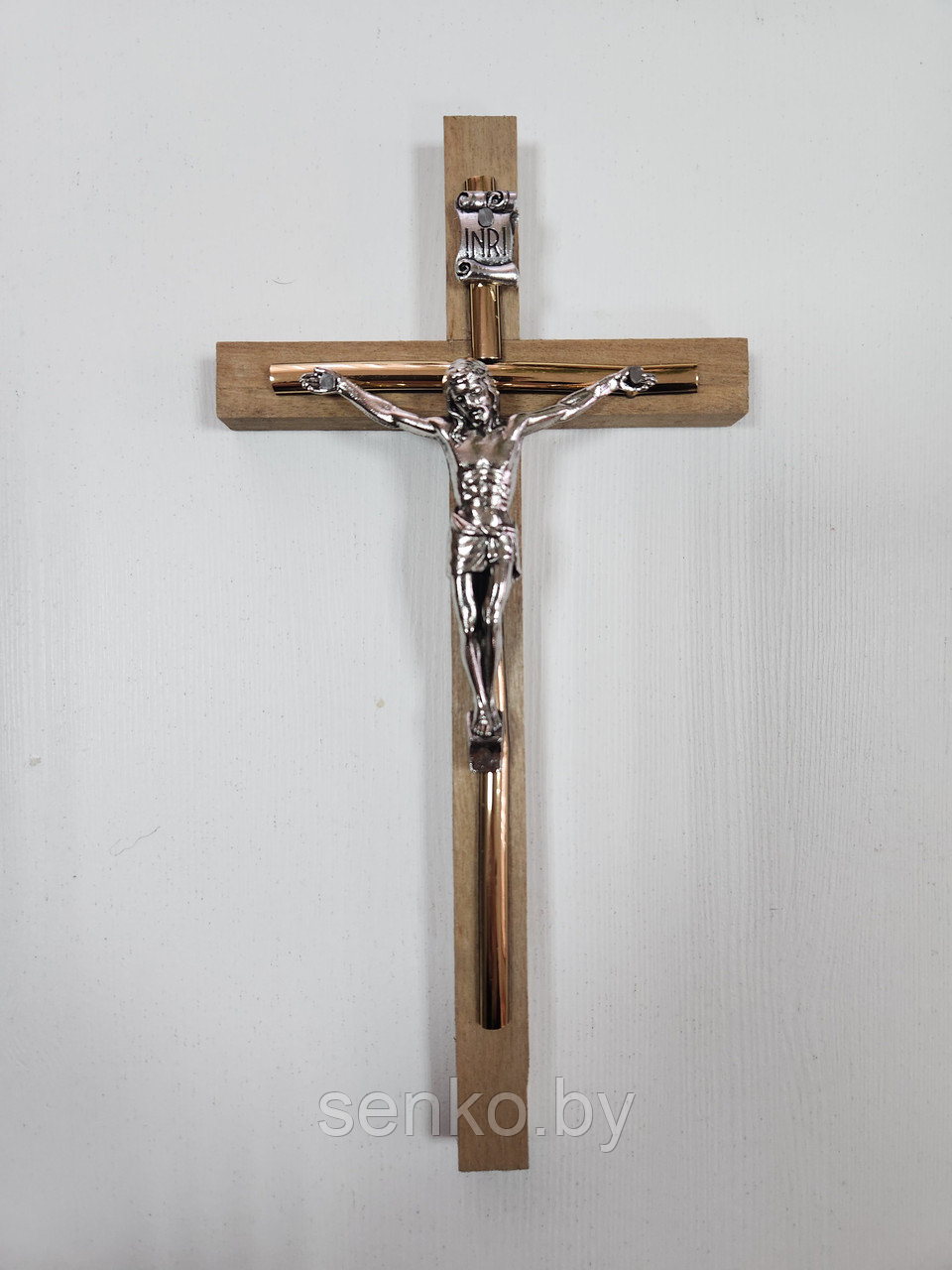 Крест деревянный N20, 22см - фото 1 - id-p143953081