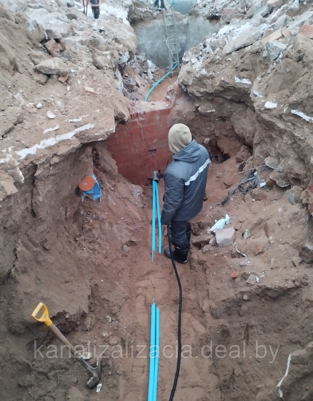 Монтаж и прокладка водопровода в Плещеницах - фото 2 - id-p200139329