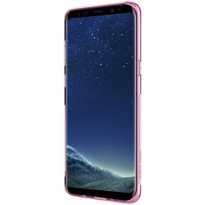 Силиконовый чехол Nillkin Nature TPU Case Pink для Samsung G955F Galaxy S8 Plus - фото 2 - id-p199869510