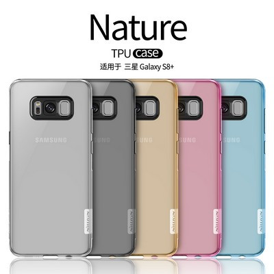 Силиконовый чехол Nillkin Nature TPU Case Pink для Samsung G955F Galaxy S8 Plus - фото 4 - id-p199869510