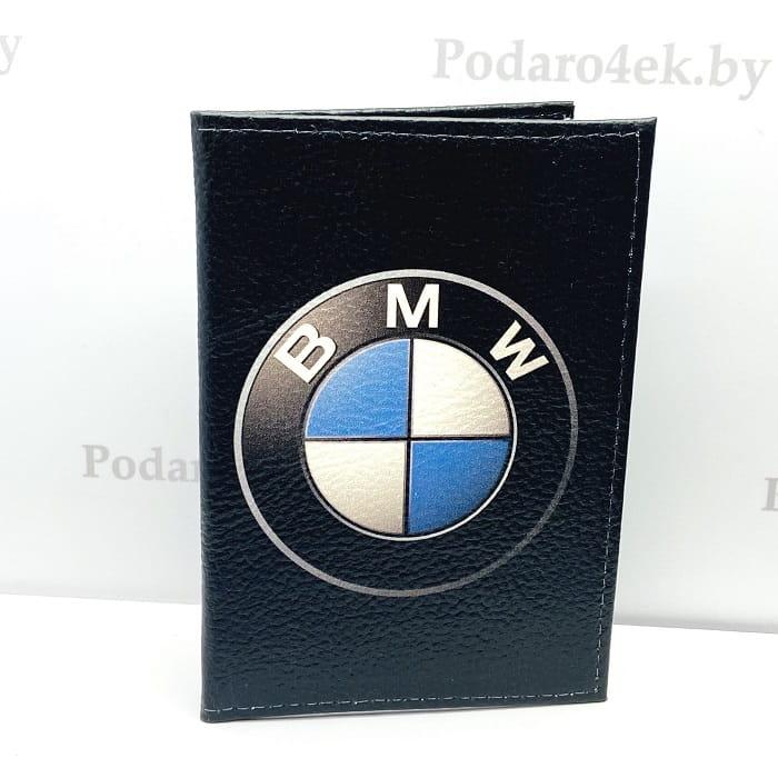 Обложка для автодокументов «BMW» натуральная кожа - фото 3 - id-p200156421