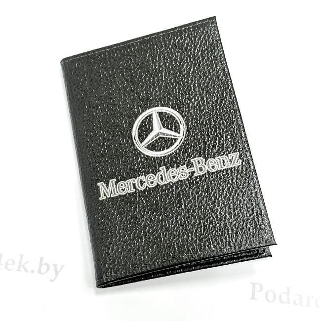 Обложка для автодокументов «Mercedes-Benz» натуральная кожа - фото 2 - id-p200156425