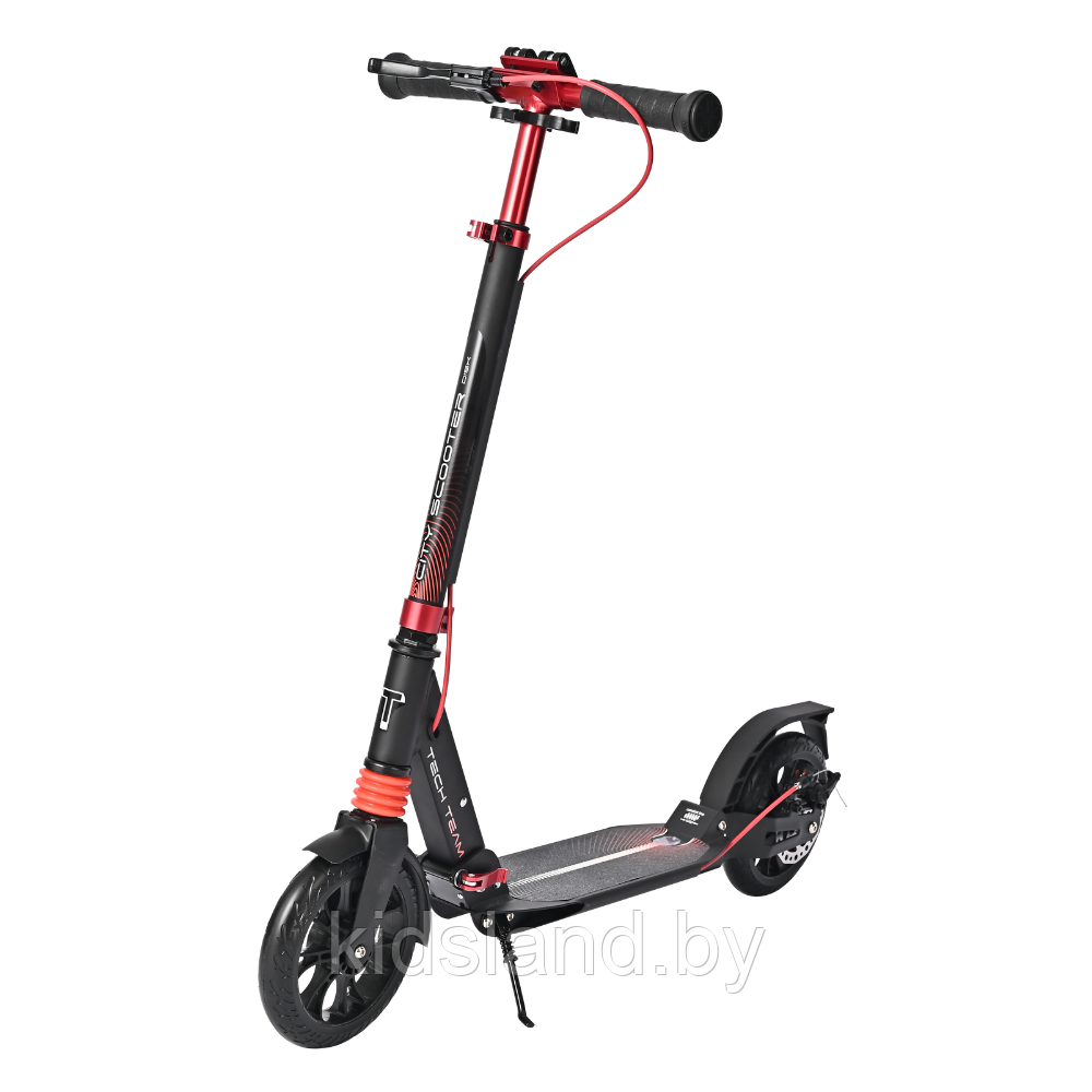 Самокат городской Tech Team City Scooter Disc Brake (красный)