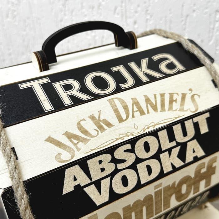 Мини-бар бочка «ABSOLUT» на 3 бутылки - фото 4 - id-p200156622