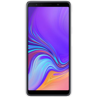 Пластиковый чехол с подставкой Nillkin Super Frosted Shield Белый для Samsung Galaxy A7 (2018) - фото 2 - id-p199869518