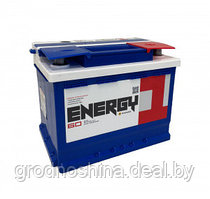 Аккумулятор 60ah ENERGY 6СТ-60, 500a (- +), 242х175х190 мм.