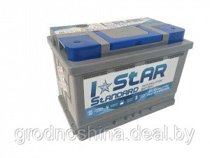 Аккумулятор 75ah I-STAR 650a, 278х175х175 мм. Низкий - фото 1 - id-p188468399