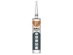 Герметик акриловый P PLUS Acryl (бел.) 280мл